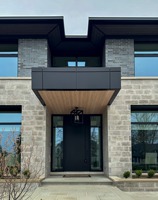 Panneau composite en aluminium Alucobond noir mat 4 mm, couleur RAL9005, feuilles ACM 4*8 pieds, panneaux ACM pour sous-plaques et bardages
