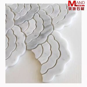 天然大理石石モザイク床壁装飾ファッション背景工場直販 - Product Image 6