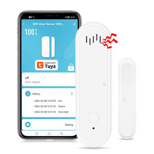 Capteur de fenêtre de <span class=keywords><strong>porte</strong></span> <span class=keywords><strong>WIFI</strong></span> à prix d'usine avec bras de sirène et fonction de désarmement Détecteurs de <span class=keywords><strong>porte</strong></span> fermée ouverte de <span class=keywords><strong>porte</strong></span> de maison intelligente - Product Image 2