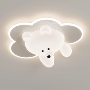 Baby Room per bambini luce da soffitto carina orso decorazione per la casa nuvola cerchio minimalista creativo di lusso <span class=keywords><strong>lampadario</strong></span> a LED - Product Image 6