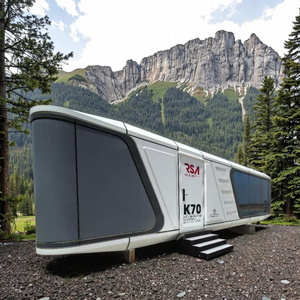 Maison capsule préfabriquée moderne et futuriste pour le tourisme, mini-maison à faible coût, meilleur espace, appartement 2 chambres - Product Image 1