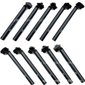 Tige de selle de vélo de montagne intégrée en alliage d'aluminium 25.4 27.2 28.6 30.8 mm, noire, ajustement universel, accessoires de vélo - Product Image 1