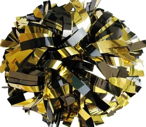 2022 Neue Cheerleading Metallic Pom Poms für Cheerleader mit Fabrik preis