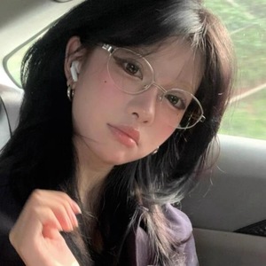กรอบแว่นตาแบบครึ่งกรอบรูปวงรีสำหรับผู้หญิง น้ำหนักเบา เลนส์เรซิ่นป้องกันรังสียูวี กรอบครึ่งสำหรับแว่นสายตา รุ่นปี 2025 - Product Image 3