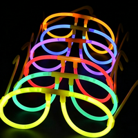 Lunettes de fête lumineuses Top Choice, lunettes néon, accessoires lumineux pour les yeux pour concerts et événements nocturnes