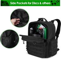 Sac à dos tactique pour console Xbox Series X/S, étui de voyage en nylon résistant aux déchirures avec système MOLLE et rembourrage épais, compatible avec les appareils jusqu'à 17 pouces