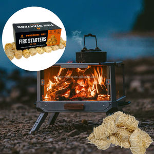 Allume-feu d'usine pour <span class=keywords><strong>barbecue</strong></span>, bâtonnets de cire en vrac, rouleaux de laine de bois, accessoires d'<span class=keywords><strong>allumage</strong></span> pour le camping et le <span class=keywords><strong>barbecue</strong></span> - Product Image 3