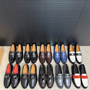 <span class=keywords><strong>Mocasines</strong></span> de Alta Calidad con Diseño Vintage para Hombre, Textura de Cocodrilo, Punta Puntiaguda, Resistentes, Zapatos Casuales de Moda - Product Image 1