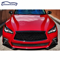 Cadre de calandre avant en ABS pour Infiniti Q50 2018-2022, garniture de remplacement extérieure pour pare-chocs