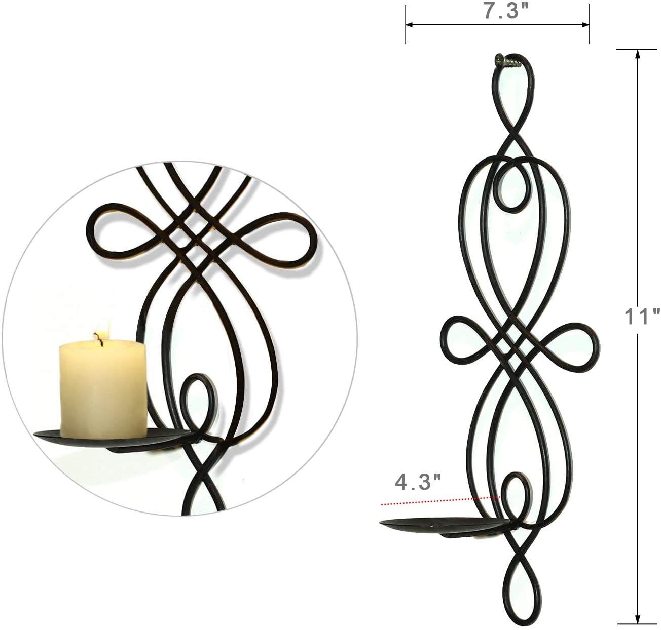 家の装飾用鉄製壁掛けキャンドルホルダー燭台| Alibaba.com