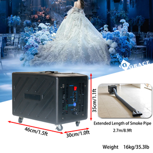 Igracelite 1500W Mini nước Haze máy điều khiển từ xa nước dựa trên sương mù thấp máy - Product Image 6