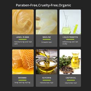 OEM ODM Venta al por mayor Personalizar Sin escamas Pomada para el cabello a base de agua Productos de peinado para hombres <span class=keywords><strong>Gel</strong></span> de cera de control de bordes de retención adicional - Product Image 3