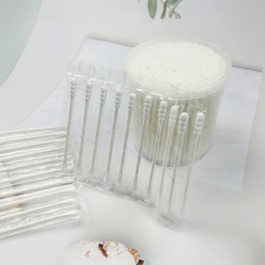 Cá nhân Đóng gói xoắn ốc muỗng tip bông Bud Double Sided Trắng Giấy STEM - Product Image 4