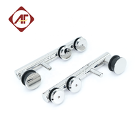 Kit de porte coulissante de douche moderne en acier inoxydable 304/316
