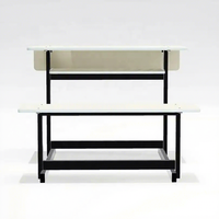 Ensemble table et banc pour projets gouvernementaux scolaires en Afrique - Mobilier scolaire pour étudiants