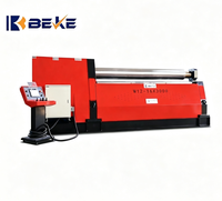 Machine de formage de tôles à 4 rouleaux hydraulique W12 16*3000 sans résidus de bordure, automatique, avec moteur, pour l'acier inoxydable