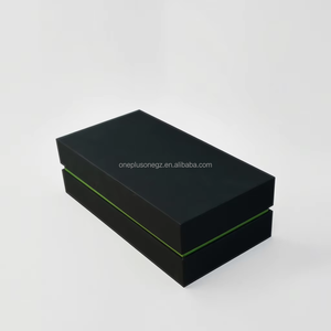 Kotak Hadiah <span class=keywords><strong>2</strong></span>-Piece dari Karton Kaku yang Dapat Didaur Ulang, dengan Laminasi Hitam Mewah, Embos, dan Tutup Angkat yang Kuat untuk Kemasan Pil - Product Image 1