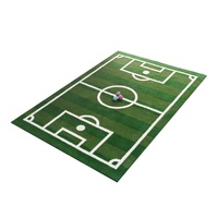 Tapis de gazon artificiel personnalisé pour sports de plein air, pelouse de football, gazon artificiel vert, tapis d'extérieur en plastique durable