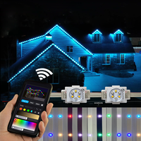 HRSYT Maison décorative de Noël Eveas Light Rgbw 12V 24V 36V 48V Piste en aluminium LED permanente Point extérieur Pixel Light