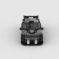 Jouets de construction éducatifs en plastique ABS compatibles MOC, voitures de course très vendues, pour enfants, vente en gros