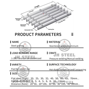 Thép bền lưới chống ăn mòn treads tấm hệ thống thoát nước cho các ứng dụng xây dựng văn phòng - Product Image 3