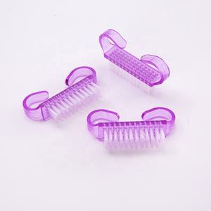 Nail Beauty Custom Atacado Venda Quente Mini Tamanho Removedor De Poeira Limpeza Chifre Preto Escova De Unhas - Product Image 6