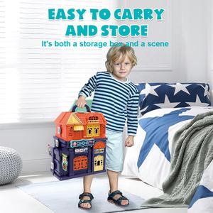 206 pièces enfant électrique voie ferrée voiture fente jouet dépanneur thème bricolage assemblage <span class=keywords><strong>Train</strong></span> piste jeu ensemble éducatif Railcar jouet - Product Image 6