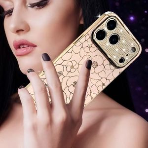 <span class=keywords><strong>Funda</strong></span> <span class=keywords><strong>Protectora</strong></span> de Lujo con Diamantes Brillantes para iPhone 13 14 15 16 17 Plus Pro Max - Product Image 2