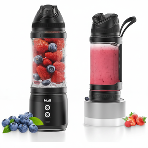 Mixeur personnel magnétique portable rechargeable par USB avec 6 lames ultra-affûtées pour les smoothies et les milkshakes - Product Image 2