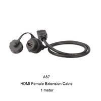 Conector Industrial Lshitech Aviation IP67 a Prueba de Agua, Cable HD de 0.3-1m, Conector Hembra/Macho, Montaje en Panel, con Puerto USB