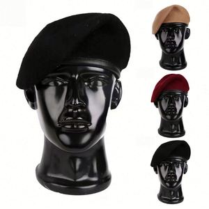 British <b>Berets</b> for Men Women and Leather Hats Ready Wool Woolen French <b>Beret</b> Hat Promotion Gifts - Product Image 1