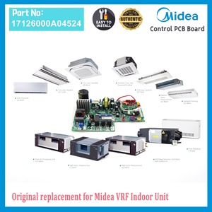 มีเดีย วีอาร์เอฟบอร์ดควบคุมหลักภายในอาคาร 17126000A04524 PCB สำหรับอะไหล่เครื่องปรับอากาศอะไหล่ทดแทน PCB HVAC ของแท้ - Product Image 3
