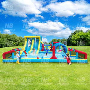 <strong>Inflatable</strong> Adult Bounce House Bouncy <strong>Castle</strong> <strong>Inflatable</strong> <strong>Jumping</strong> <strong>Castle</strong> Bounce <strong>Bouncer</strong> <strong>with</strong> <strong>Slide</strong> - Product Image 5
