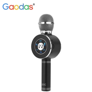 Nueva llegada fiesta Karaoke micrófono inalámbrico de mano BT WS668 con micrófono BT micrófono altavoz soporte TF/USB/ MP3 - Product Image 1