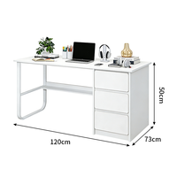 Meubles modernes pour le bureau à domicile, bureau d'ordinateur avec tiroirs