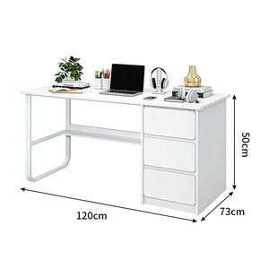 현대식 가구 홈 오피스 컴퓨터 책상 서랍 포함 - Product Image 2