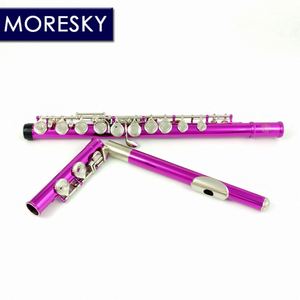 Flûte MORESKY 16 clés Close-C rose avec clé E 609 - Product Image 2