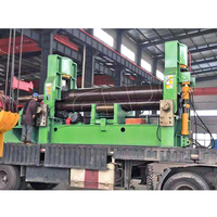 Nouveau produit 2023 : Machine à rouler les plaques de 6 mètres, 3 rouleaux, CNC, acier industriel, aluminium froid
