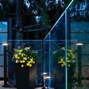 Balustrade en verre moderne pour extérieur, usage villa, avec embouts en acier inoxydable 316, pour balcon et <span class=keywords><strong>escalier</strong></span> - Product Image 3