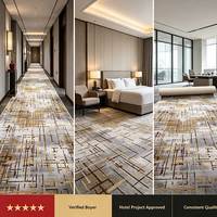 Alfombra Comercial Personalizada con Diseño Abstracto de Cuadrícula en Gris Dorado, para Oficinas, Hoteles, Vestíbulos, Proyectos, Alfombras para Sala de Estar, Alfombras Grandes