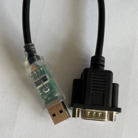 Adaptador USB a RS232 con Chipset FTDI, Cable Serial USB 2.0 a DB9 Macho para Windows 10, 8, 7, Vista