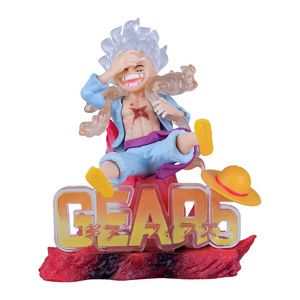 Una pieza Nika <span class=keywords><strong>Monkey</strong></span> <span class=keywords><strong>D</strong></span>. <span class=keywords><strong>Luffy</strong></span> GEAR 5 colección de figuras de acción modelo de animación muñeca divertida juguete para regalo al por mayor - Product Image 6