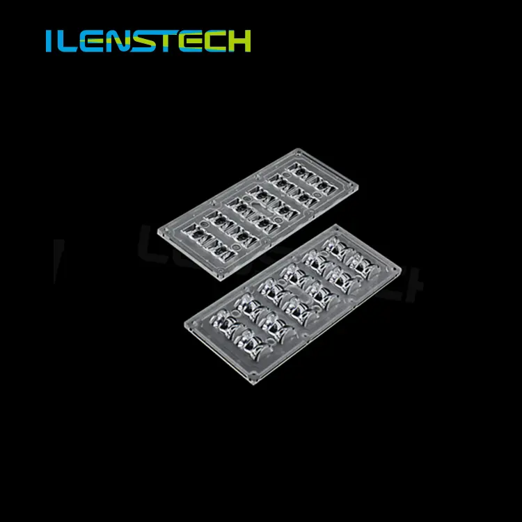Ilenstech 광학 이중 직각 2x6 가로등 led 모듈 렌즈 배열 3535