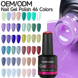 เจลทาเล็บสีผสมยอดนิยม 15 มล. ป้องกันการหลุดลอก ทนทานต่อการใช้งาน บริการพัฒนาสีเจลตามสั่ง - Product Image 1