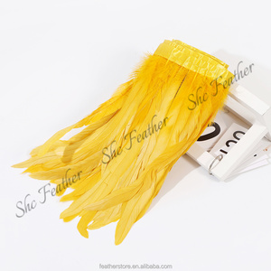 Plumas de cola de gallo de 40-45 cm <span class=keywords><strong>en</strong></span> stock, seleccionadas a mano, de la mejor calidad, para diseño de carnaval DIY - Product Image 4