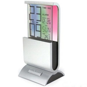 Promotional Gift Item, 7-color Change Led Light Digital Calendar Clock