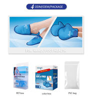 Coussin de gel de soulagement de la douleur au pied-Pack de glace de thérapie chaude et froide réutilisable
