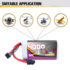 แบตเตอรี่ลิเธียมไอออน CODDAR 3S 4000MAH 11.1V 10C รุ่น 21700 สำหรับเรือบังคับ รถยนต์บังคับ โดรน FPV เฮลิคอปเตอร์บังคับ และควอดคอปเตอร์บังคับ - Product Image 2