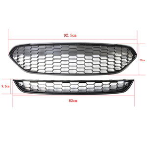 Per <span class=keywords><strong>Ford</strong></span> <span class=keywords><strong>Fiesta</strong></span> 2013-2017 griglia inferiore <span class=keywords><strong>paraurti</strong></span> + griglia centrale a nido d'ape stile europeo 1801358 1778260 - Product Image 2