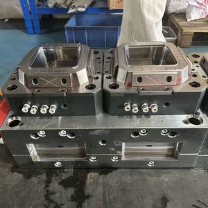 Sell Well 2 Cavity Plastic <b>Square</b> Lunch Box Takeaway Container Plastic Fruit Box Injection Mold Plastic Injection Mould Plastic - Product Image 6